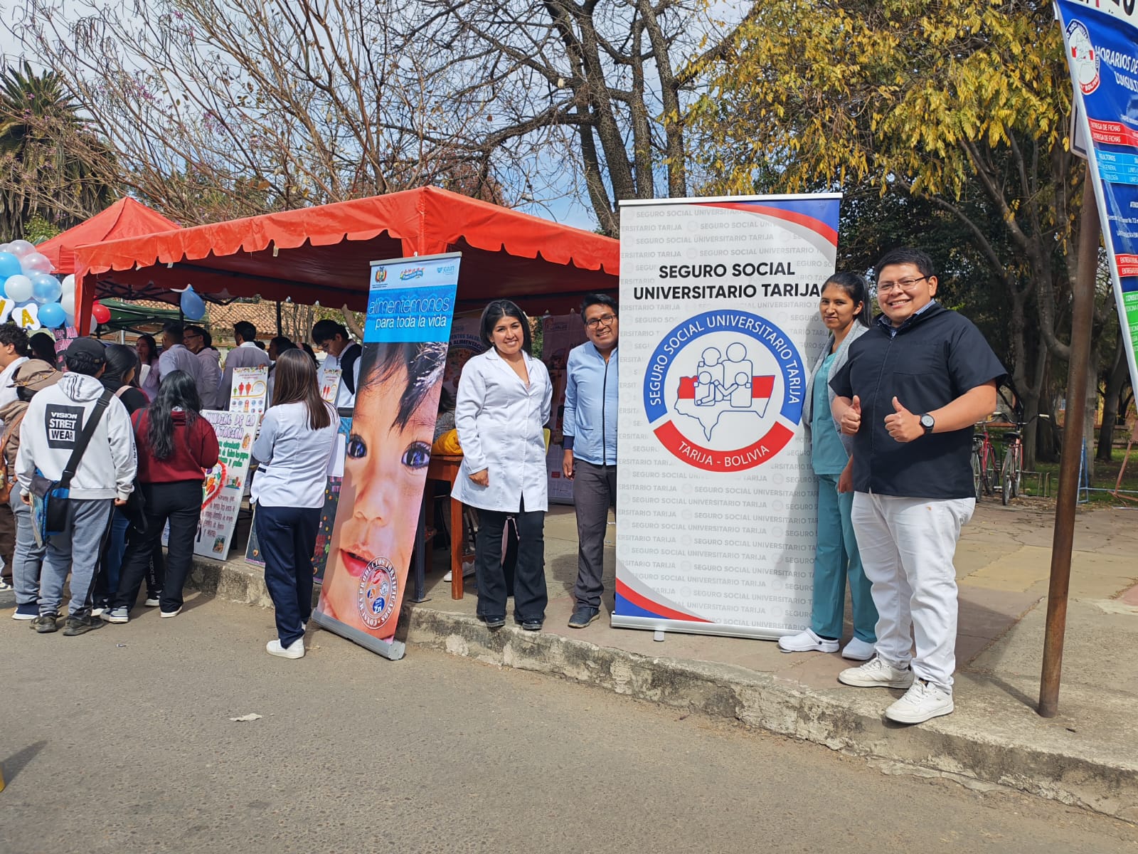 En campaña de salud en el campus a asegurados sue